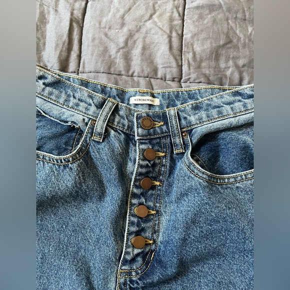WeWoreWhat Vintage Blue Denim Jeans - Picture 3 of 7